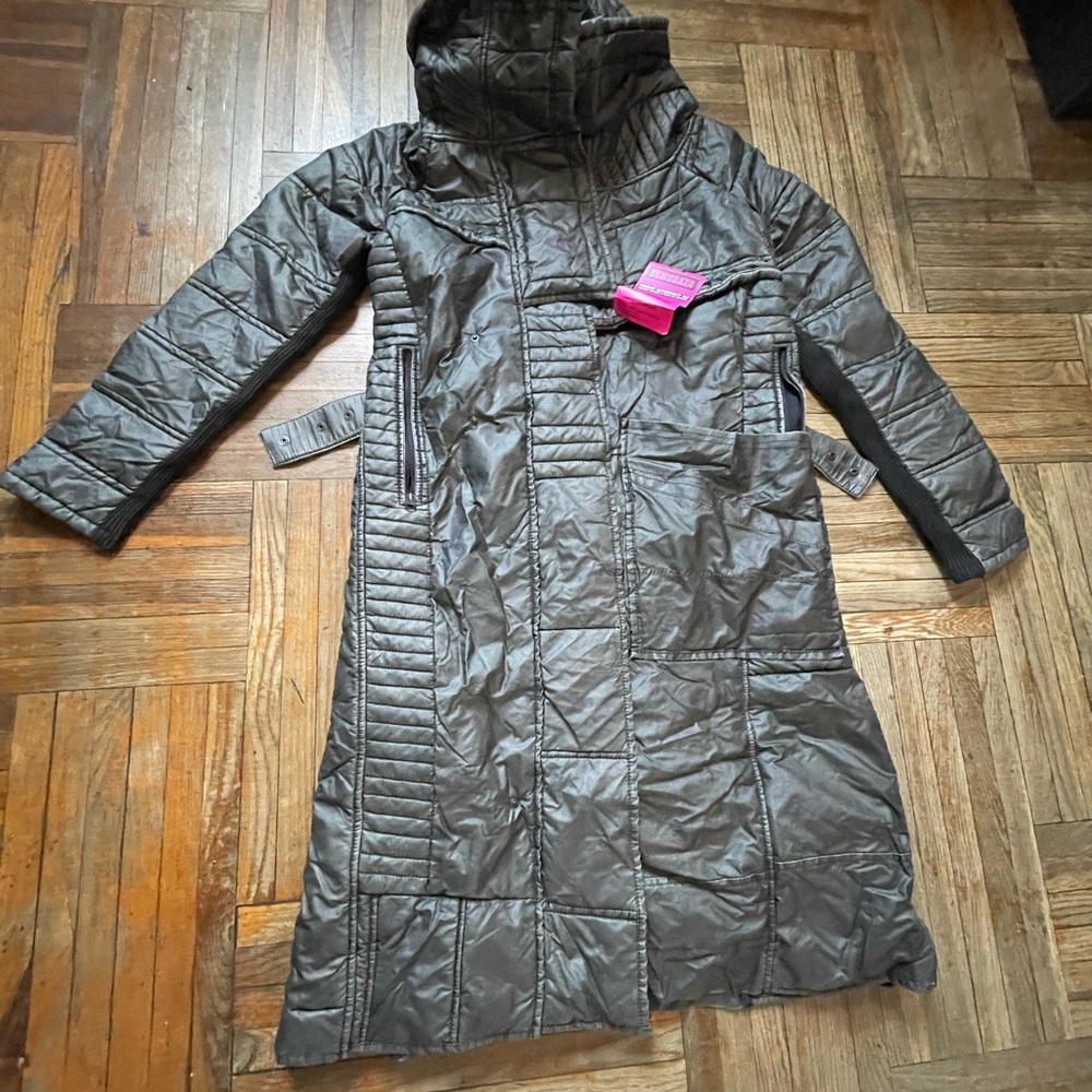 Women's Quilted Puffer Coat - Black